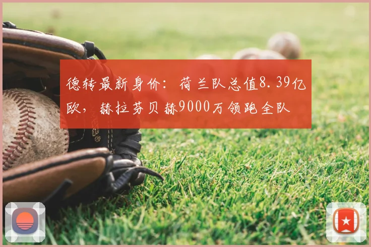 德转最新身价:荷兰队总值8.39亿欧,赫拉芬贝赫9000万领跑全队